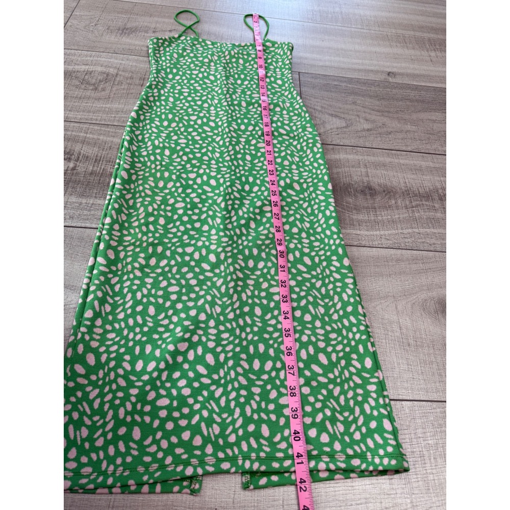 Geen abstract midi dress‎ stretchy bodycon Zara M - Picture 6 of 7